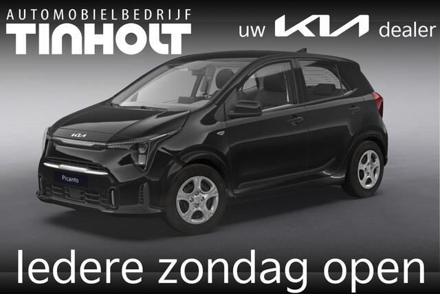 KIA PICANTO 1.0 GDi DynamicLine - Direct uit voorraad leverbaar - AURORA BLACK PEARL