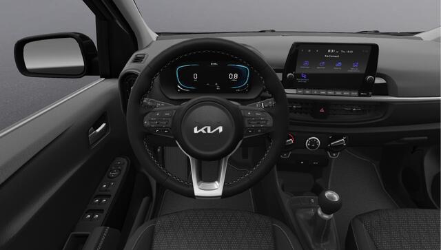 KIA PICANTO 1.0 GDi DynamicPlusLine - Direct uit voorraad leverbaar - AURORA BLACK PEARL