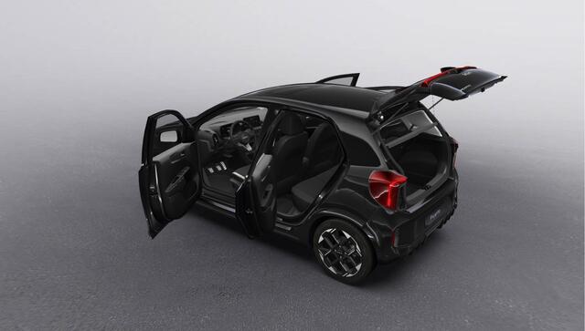 KIA PICANTO 1.0 GDi GT-Line - Direct uit voorraad leverbaar - AURORA BLACK PEARL