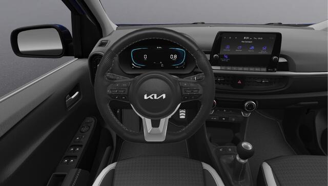 KIA PICANTO 1.0 GDi GT-Line - Direct uit voorraad leverbaar - AURORA BLACK PEARL