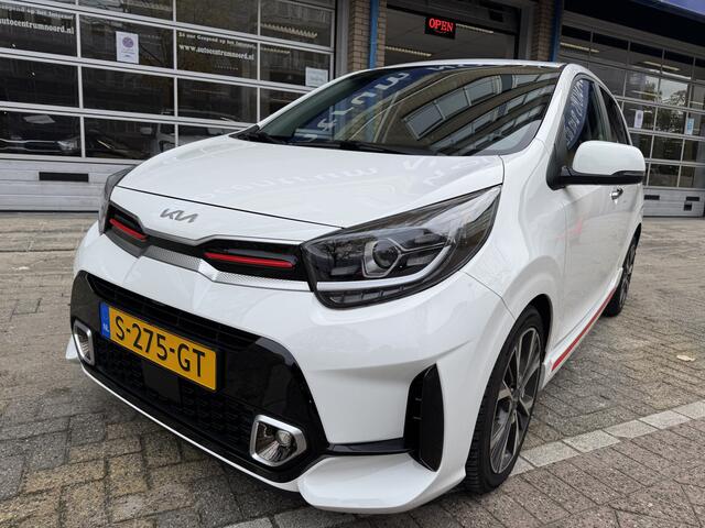 KIA PICANTO 1.0 T-GDi GT-Line 5p 100 PK 45557KM! NAP | Navigatie | Apple Carplay | Panoramadak | Climate Control | Cruise Control | Stoel\Stuurverwarming | Parkeersensoren | Achteruitrijcamera | Keyless | Leder | Dealerond