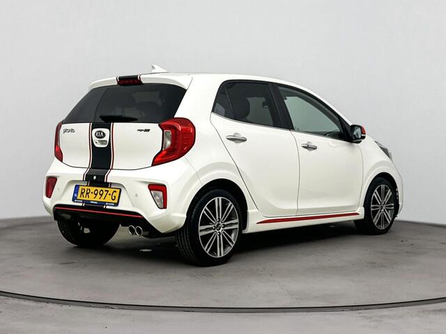 KIA PICANTO 1.0 T-GDI GT-Line | Navigatie en Apple carplay Androidauto | Lederen bekleding met stoel verw. | Park. sensoren achter en camera |