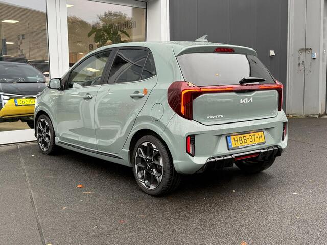 KIA PICANTO 1.0 DPI GT-Line NL-auto, Schuif/kanteldak, Lederen bekleding, Stoel- & Stuurwiel verwarmd, LED, Privacy glass, Smart Key, Navigatie, BTW-Auto