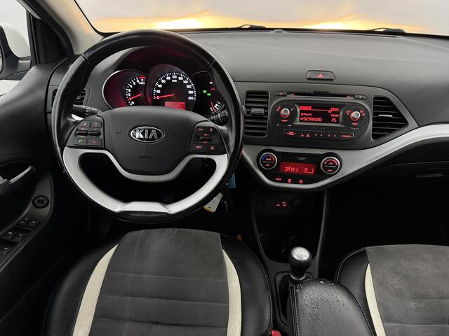 KIA PICANTO 1.0 CVVT DynamicLine Half leder, Clima, Cruise control, Radio, Mistlamp, Lichtmetalen velgen