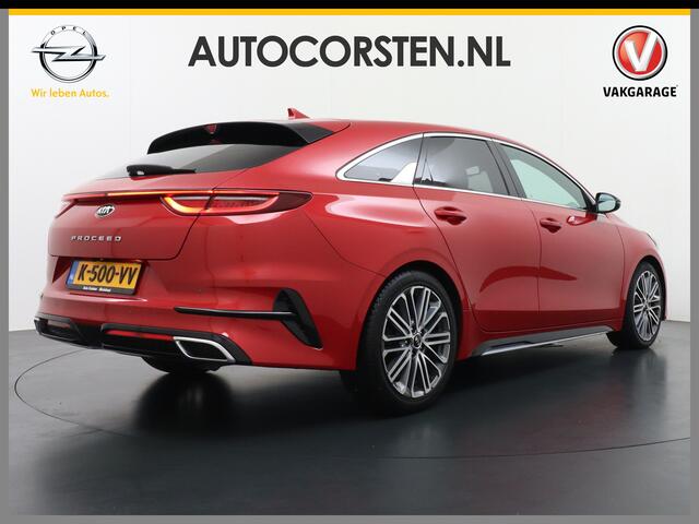 KIA PRO CEE D ProCeed 1.5T 160PK AUT-7 GT-Plus Line Virtual Cockpit Navi Camera Ecc Apple Carplay Android Auto Adap.Cruise Stoel+Bank+Stuurverwarming Pdc Keyless DAB Lmv 18" Led Dodehoekdetector Rijstrooksensor met correctie Elek.Achterklep Verkeersbord detectie Uitpar