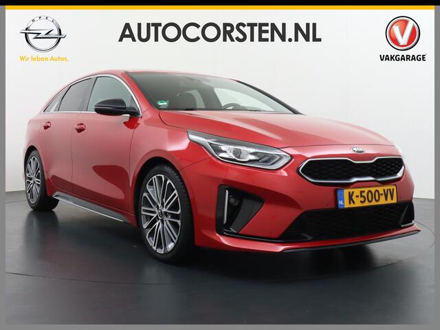 KIA PRO CEE D ProCeed 1.5T 160PK AUT-7 GT-Plus Line Virtual Cockpit Navi Camera Ecc Apple Carplay Android Auto Adap.Cruise Stoel+Bank+Stuurverwarming Pdc Keyless DAB Lmv 18" Led Dodehoekdetector Rijstrooksensor met correctie Elek.Achterklep Verkeersbord detectie Uitpar