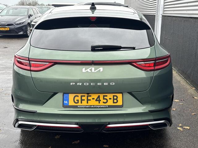 KIA PRO CEE D ProCeed 1.5 T-GDi GT-Line Schuif-/kanteldak, dodehoek detectie, stoel- & stuurverwarming, navigatie, Apple CarPlay/Android Auto, adaptieve cruise control, parkeersensoren, BTW-auto 1e eign.