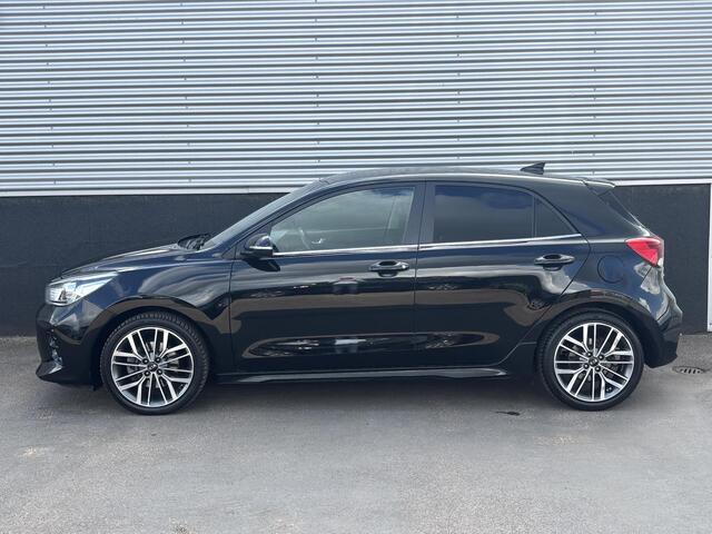KIA RIO 1.0 TGDI GT-Line Navigatie, Stoel- & Stuurwiel verwarmd, 17" LMV, Smart Key, Achteruitrijcamera, Privacy glass, Volledig dealeronderhouden