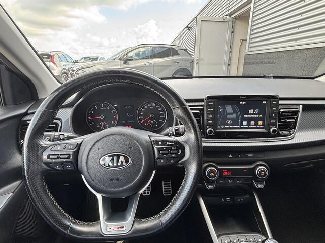 KIA RIO 1.0 TGDI GT-Line Navigatie, Stoel- & Stuurwiel verwarmd, 17" LMV, Smart Key, Achteruitrijcamera, Privacy glass, Volledig dealeronderhouden