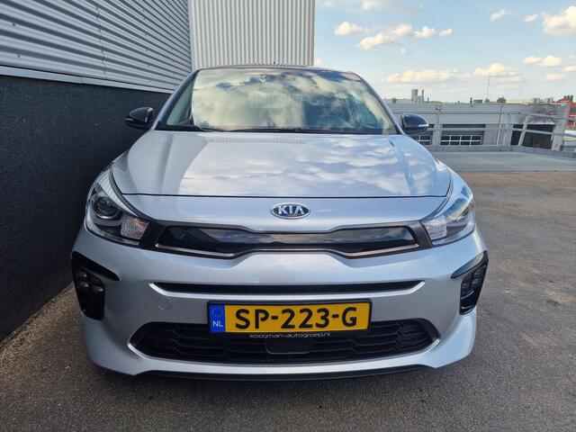 KIA RIO 1.0 TGDI GT-Line Super nette auto! Nieuw geleverd en dealeronderhouden, Stoel- & Stuurwiel verwarmd, LMV, Smart Key, LMV, Navigatie, Achteruitrijcamera, Parkeersensoren, NL-auto