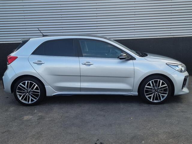 KIA RIO 1.0 TGDI GT-Line Super nette auto! Nieuw geleverd en dealeronderhouden, Stoel- & Stuurwiel verwarmd, LMV, Smart Key, LMV, Navigatie, Achteruitrijcamera, Parkeersensoren, NL-auto