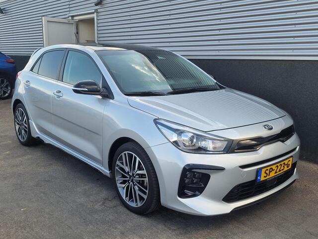 KIA RIO 1.0 TGDI GT-Line Super nette auto! Nieuw geleverd en dealeronderhouden, Stoel- & Stuurwiel verwarmd, LMV, Smart Key, LMV, Navigatie, Achteruitrijcamera, Parkeersensoren, NL-auto