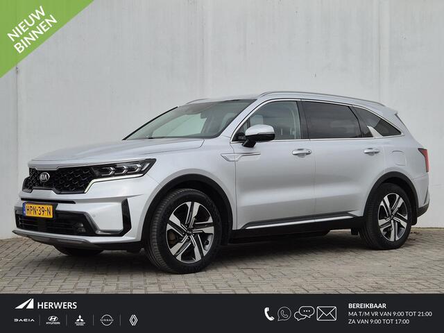 KIA SORENTO 1.6 T-GDI Plug-in Hybrid 4WD DynamicPlusLine 7p. / 7 Persoons / Fabrieksgarantie 31-01-2029 / Automaat / Trekhaak afneembaar / Trekgewicht 1450 kg / Bose Audio Systeem / Stuur-, en Stoelverwarming / Adaptief CC / Elektrische achterklep / Achteruitrijcame