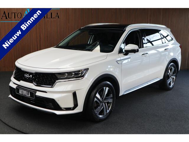KIA SORENTO 1.6 T-GDI Plug-in Hybrid 4WD 7p. Pano Leer 360° Bose ACC Navi PDC Climate voor & achter Elektr. achterklep Afneembare trekhaak Metallic lak LM velgen Fabrieksgarantie tot 4-2029 BTW auto