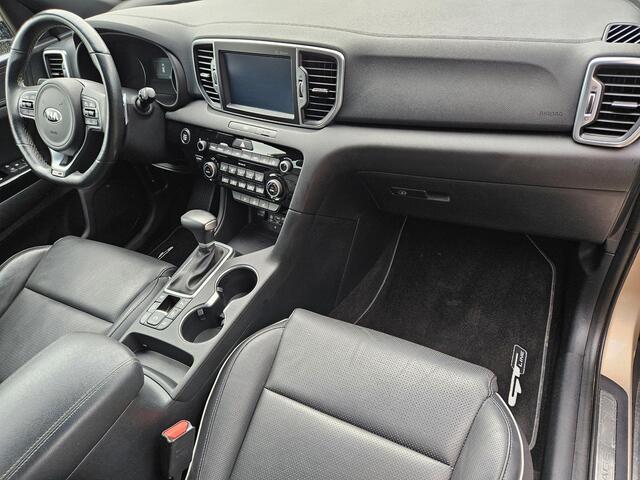 KIA SPORTAGE 1.6 T-GDI 4WD GT-Line /Apple Carplay/Leder/Stoel-Stuurverwarming/Parkeersens. V+A+Cam/Elektr. Klep/JBL Audio/Dodehoekdetectie/(MET GARANTIE*)