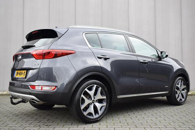 KIA SPORTAGE 1.6 T-GDI 4WD Automaat GT-Line Panoramadak | Zwart leder | Camera | Full Map Navi | Trekhaak