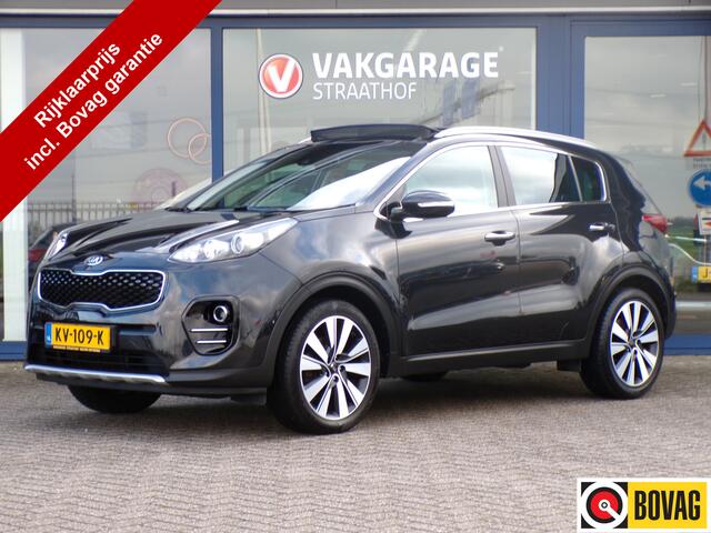 KIA SPORTAGE 1.6 T-GDI DynamicPlusLine, Trekhaak / Carplay + Android Auto / Elektr. Schuifdak / Sensoren + Camera / Navigatie / Climate Control / 19'' LMV