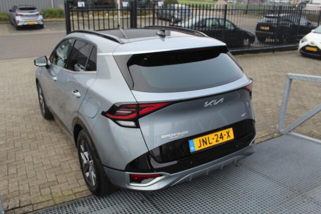 KIA SPORTAGE 1.6 T-GDi Hybrid GT-PlusLine Panoramadak/Harman Kardon/360 Camera/Stoelventilatie/Best. stoel met geheugen/Adaptive cruise control/Keyless/Apple carplay/Stoel en stuurverwarming/Draadloos laden/Lane assist