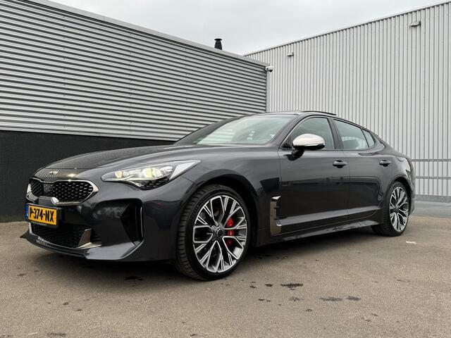 KIA Stinger 3.3 V6 T-GDI AWD GT 370 PK, Schuif/kanteldak, Lederen bekleding, 360" Camera, BTW-auto, Onderhoudshistorie! Stoelkoeling & Verwarming, Stuurwiel verwarmd, Dodehoekdetectie