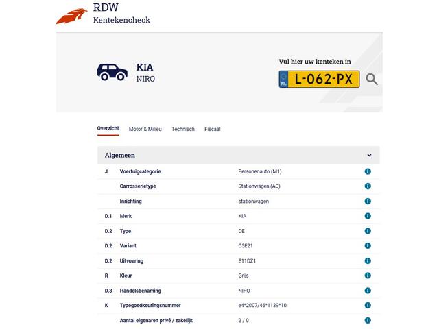 KIA e-Niro DynamicLine 39 kWh (136 PK) 2e-Eig. & Keurig-Onderh. BOVAG-Garantie. NL-Auto..