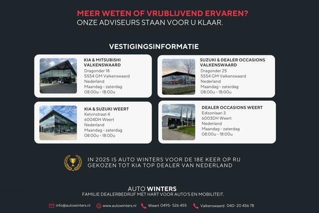 KIA e-Niro ExecutiveLine 64 kWh 3-Fase | Cruise Control Adaptief | Navigatie | Camera | Leder | Stoel+StuurVerwarming | Tot 10Jr. Kia-Garantie