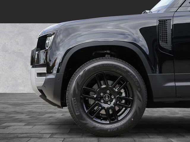 Land Rover DEFENDER 3.0 D200 110 MHEV S Grijs Kenteken ACC Black Pack 19 Inch Stuurverwarming Stoelverwarming