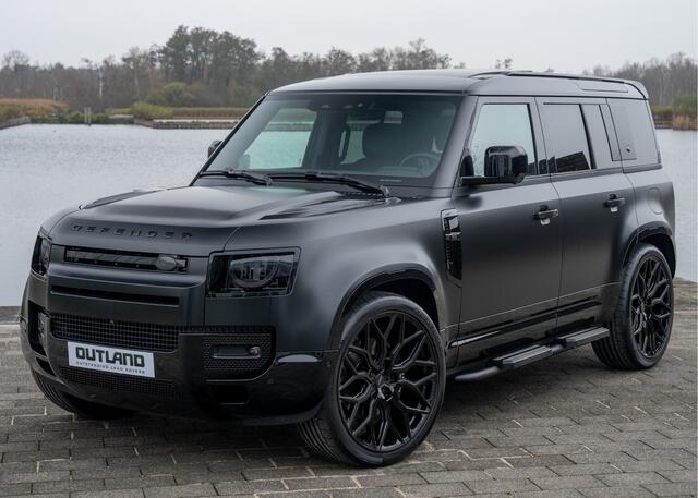 Land Rover DEFENDER P300e 110 X-Dynamic HSE | VERWACHT | Satin PPF Stealth | Alle Opties | 24" Vossen | Meridian Surround | Head-Up | Standkachel | 3-Zone Airco |