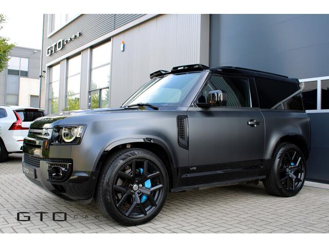 Land Rover DEFENDER 5.0 P525 90 V8 Carpathian Edition QuickSilver / Urban / Grijs kenteken / Vol opties! / PRIJS EX BTW