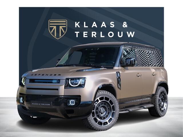 Land Rover DEFENDER 110 2.0 P300e 110 X-Dynamic SE / 22 inch Octa velgen / Matt Frozen Bronze wrap / Sidesteps zwart / Spoiler /