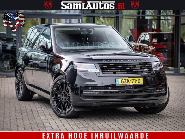 Land Rover RANGE ROVER P550e | NIGHT | GARANTIE TOT 14-03-2029 | HEAD-UP | ACHTERAS BESTURING | SOFT CLOSE | PHEV | 23 INCH VELGEN | PANORAMADAK | STUURVERWARMING | STOEL KOELING | Fabrieksgarantie tot 14-03-2029 - Geniet van gemoedsrust met uitgebreide dekking tot deze datum. 