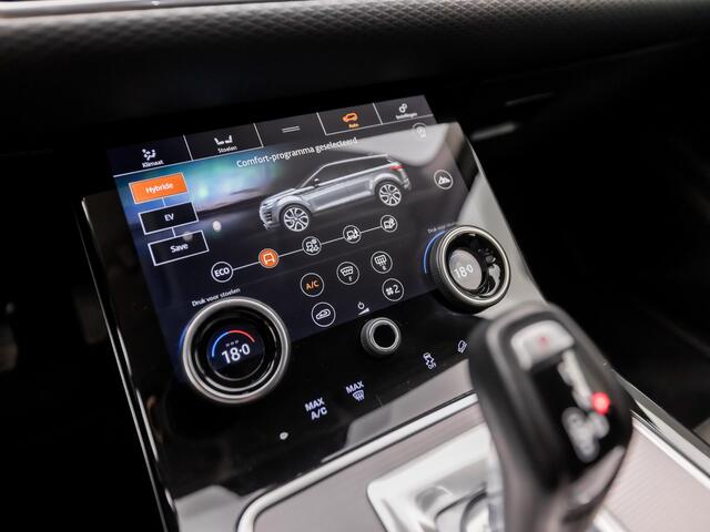 Land Rover RANGE ROVER EVOQUE 1.5 P300e AWD Black Edition S 309Pk Automaat (PLUG IN HYBRID, APPLE CARPLAY, HEAD UP DISPLAY, CAMERA, MERIDIAN AUDIO, KEYLESS, DIGITAL COCKPIT, STOELVERWARMING, ELEKTRISCHE STOELEN, NIEUWSTAAT)