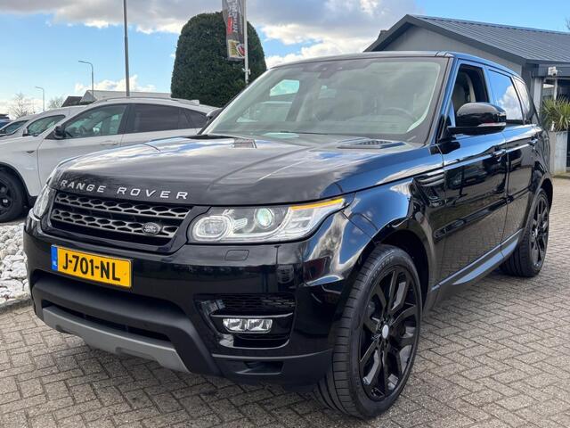 Land Rover RANGE ROVER SPORT 3.0 TDV6 Zwart 2017 Panodak 22"
