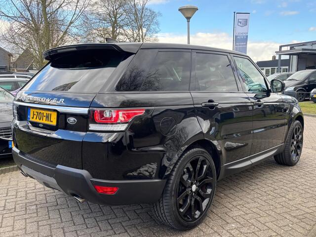 Land Rover RANGE ROVER SPORT 3.0 TDV6 Zwart 2017 Panodak 22"