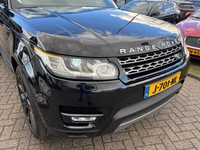 Land Rover RANGE ROVER SPORT 3.0 TDV6 Zwart 2017 Panodak 22"