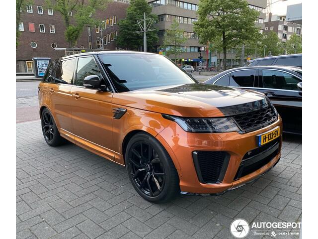 Land Rover RANGE ROVER SPORT 5.0 V8 576PK SC SVR SVO / Quicksilver RVS / Alcantara / carbon