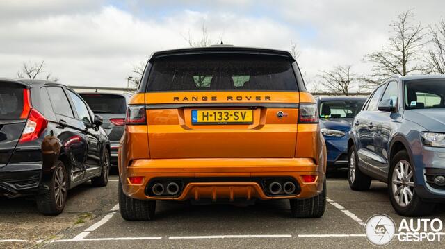 Land Rover RANGE ROVER SPORT 5.0 V8 576PK SC SVR SVO / Quicksilver RVS / Alcantara / carbon