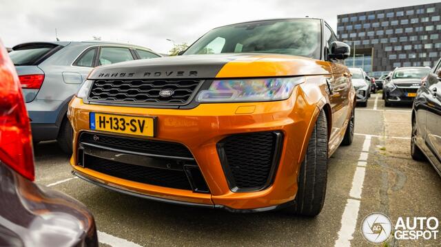 Land Rover RANGE ROVER SPORT 5.0 V8 576PK SC SVR SVO / Quicksilver RVS / Alcantara / carbon