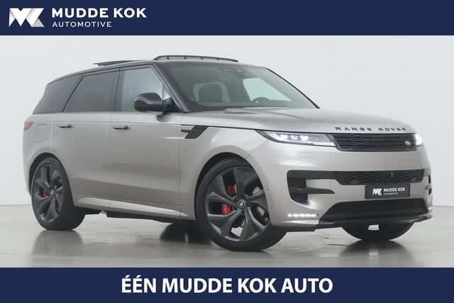 Land Rover RANGE ROVER SPORT 3.0 P460e Dynamic HSE | Black Pack | Flux Silver | 23 Inch | Massage+Ventilatie | Trekhaak | Head-Up