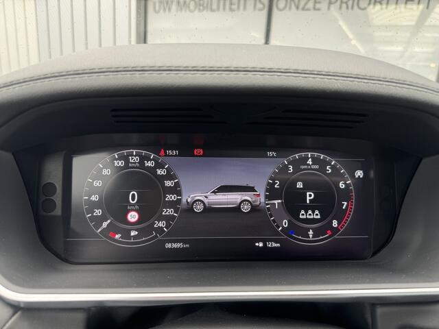 Land Rover RANGE ROVER SPORT 3.0 P400 MHEV HST | Panoramadak | Trekhaak | HUD | Keyless