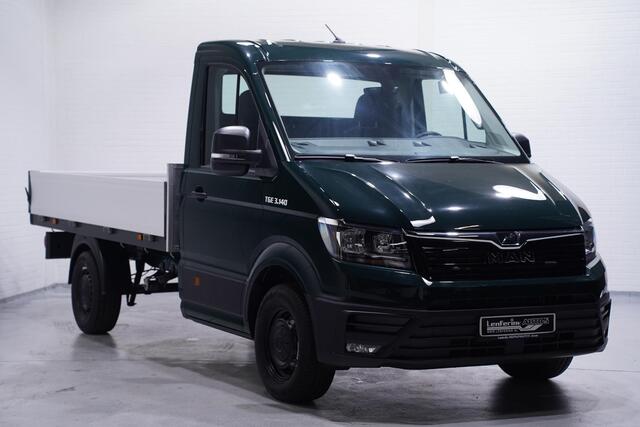 MAN TGE 2.0 TDI 140 pk L3 Pick Up / Open Laadbak Airco Apple Carplay, Cruise Control, LxBxH 345x203x40 cm, 2-Zits