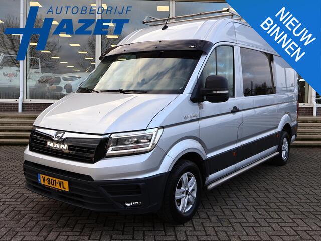 MAN TGE 2.0 TDI 177 PK AUT. DUBBEL CABINE + 3500 KG TREKHAAK | LED | LEDER | ADAPTIVE CRUISE