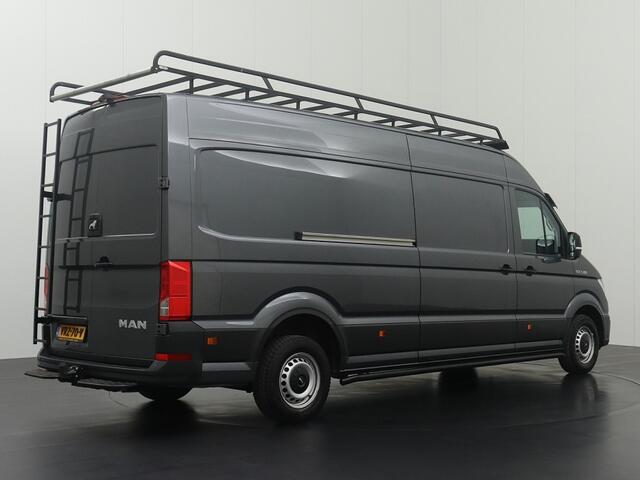 MAN TGE 2.0TDI 177PK DSG Automaat L4H3 | Led | Imperiaal | Trekhaak | Navigatie | Camera | Airco | 3-Persoons | Cruise