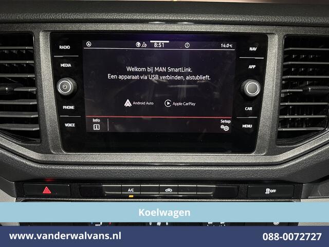 MAN TGE 2.0 TDI 177pk Automaat L3H3 L2H2 Koelwagen Vriezen tot -20°C Fabrieksgarantie Euro6 Airco | Camera Apple Carplay, Android Auto, Cruisecontrol, Massagestoel, Chauffeursstoel, Bijrijdersbank, 3000kg trekvermogen