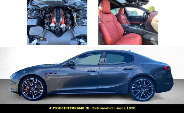 Maserati GHIBLI 3.8 V8 Trofeo 581 PK ACC Schuifdak Carbon 360 Camera Stoelkoeling