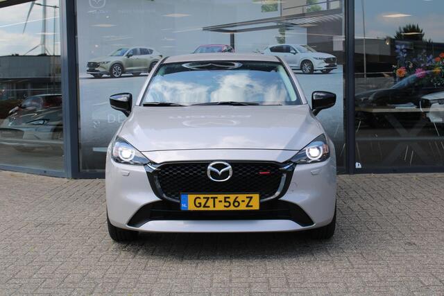 Mazda 2 1.5 e-SkyActiv-G 90 Homura , Demovoordeel ¤3.340 -, Apple Carplay, LMV 16 Inch, Camera, PDC, Clima, Cruise, Stuur/Stoelverwarming, BSM, LKA