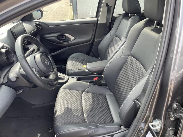 Mazda 2 Hybrid 1.5 Select , Automaat, Trekhaak, Panoramadak, Half Leder, HUD, PDC, Camera, Apple Carplay, Clima, Stoelverwarming, Stuurverwarming, Adap. Cruise