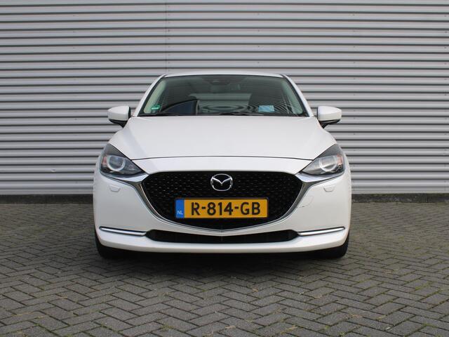 Mazda 2 1.5 Skyactiv-G Luxury | Trekhaak | Camera | Stuur-/stoelverwarming | Navi | 16" LM | Clima | HUD | LED | Dodehoek detectie |