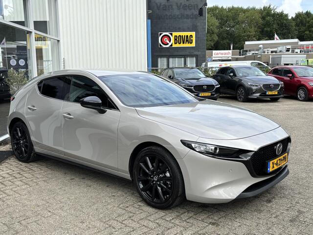 Mazda 3 2.0 e-SkyActiv-G M Hybrid 150 Homura NL-Auto, 1e Eig, Dealer Ondh., Navigatie, Apple Carplay /Android Auto, A.Rij-camera, Parkeerhulp v., Add. Cruise Controle, Head-Up, Stoelverw.