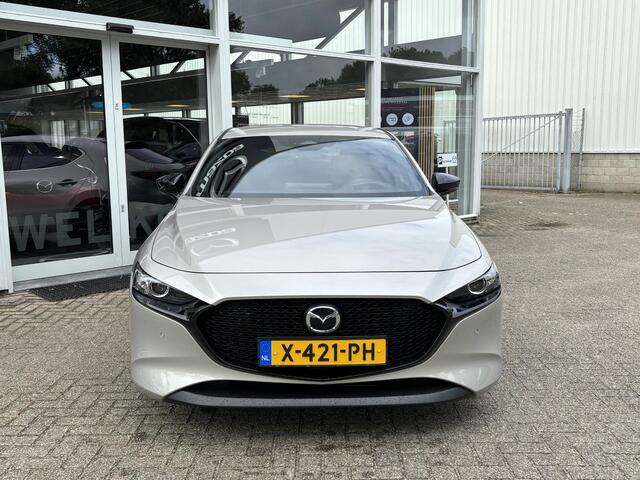 Mazda 3 2.0 e-SkyActiv-G M Hybrid 150 Homura NL-Auto, 1e Eig, Dealer Ondh., Navigatie, Apple Carplay /Android Auto, A.Rij-camera, Parkeerhulp v., Add. Cruise Controle, Head-Up, Stoelverw.