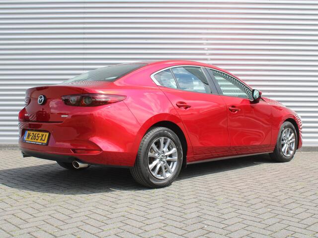 Mazda 3 2.0 e-SkyActiv-G M Hybrid 122 Comfort | Stuur-/stoelverwarming | Camera | Cruise adapt. | Clima | 16" LM | HUD | LED | Dodehoek detectie |